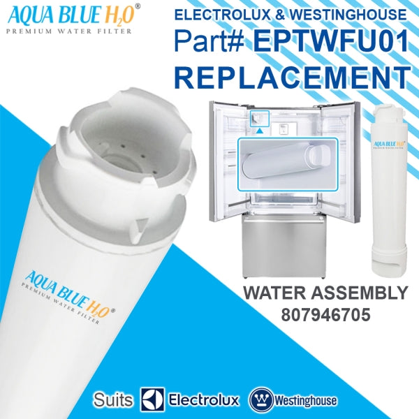 ELECTROLUX WESTINGHOUSE Fridge Filter EPTWFU01 by AQUA BLUE H2O