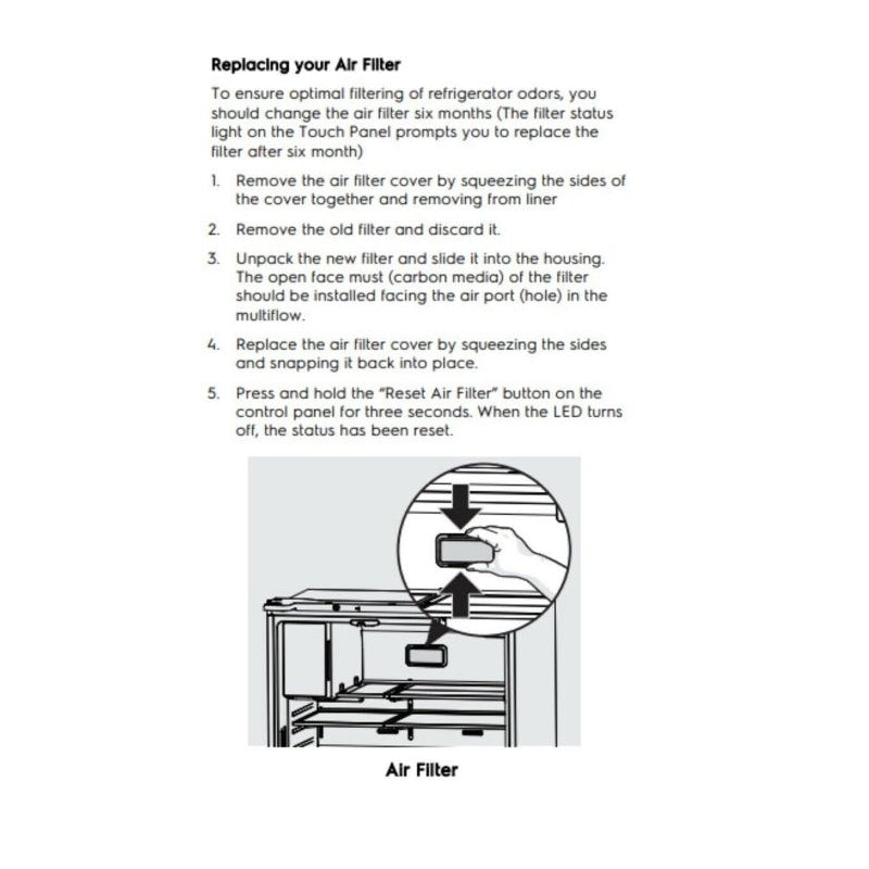 Electrolux Westinghouse Air Filter 242047806 PUREAIR ULTRA II FILTER AF242047806