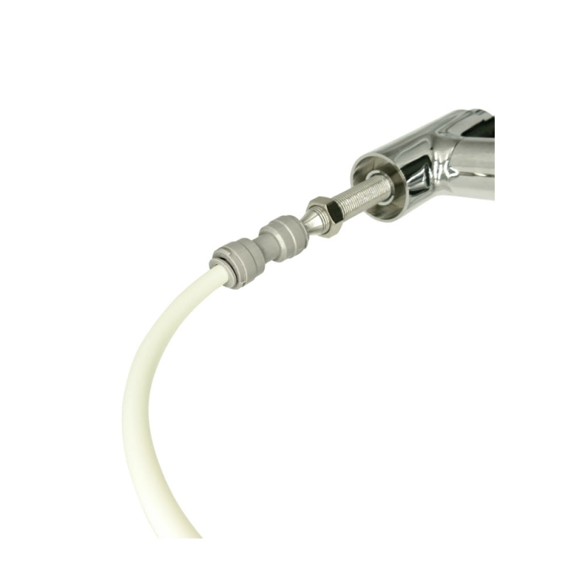 Fin Long Reach Water Filter Ceramic Disc Faucet Tap - 1/4 quick hose connect"
