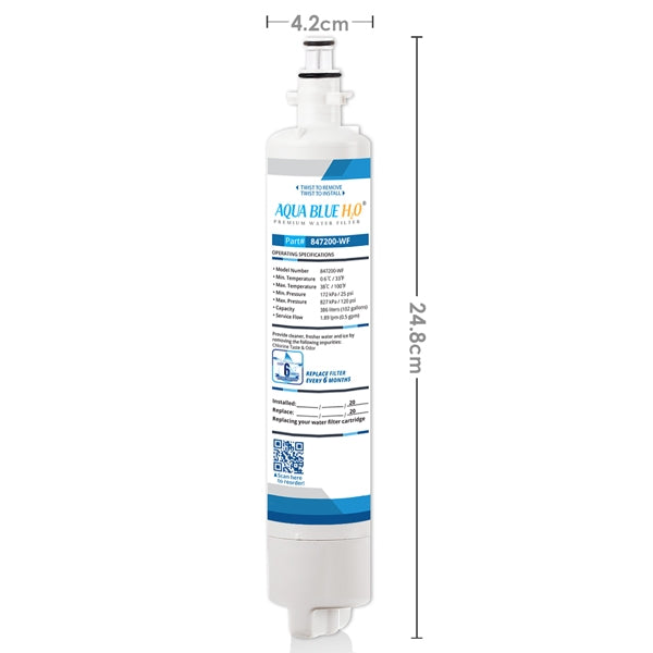 Fisher Paykel 847200 Fridge Water Filter Alternative 847200-WF FWC3