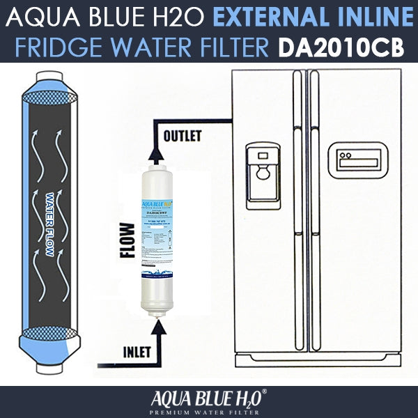 General Electric GE Fridge External Inline Water Filter DA2010CB