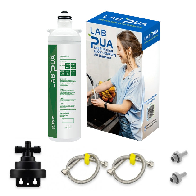 Lab Pua Residential High Flow Water Filter Kit 10 Inch Series