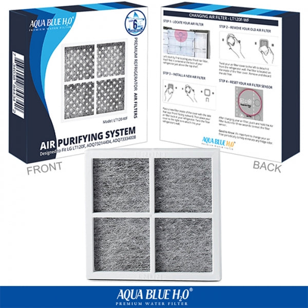 LG LT120F ADQ73214404 Replacement generic Refrigerator Air Filter