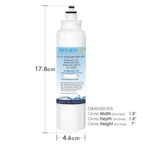 LG Replacement ADQ73613401 LT800P-WF Fridge Filter Generic