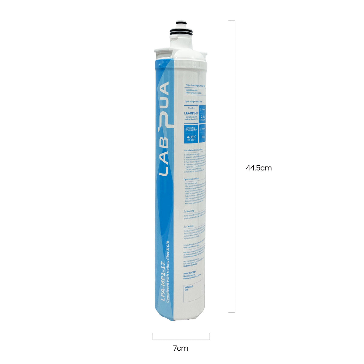 Lab Pua LPA MP1 17 (0.1um composite & UF membrane, 17″L)