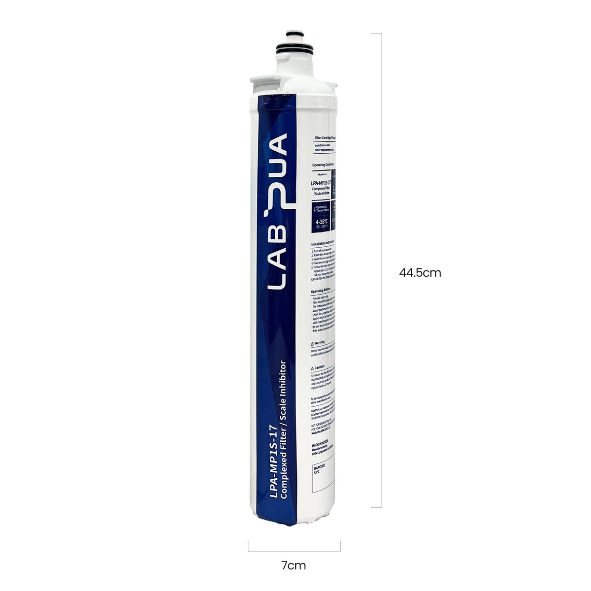 LPA MP1S 17 (0.1um composite, UF membrane & Scale inhibitor, 17″L)