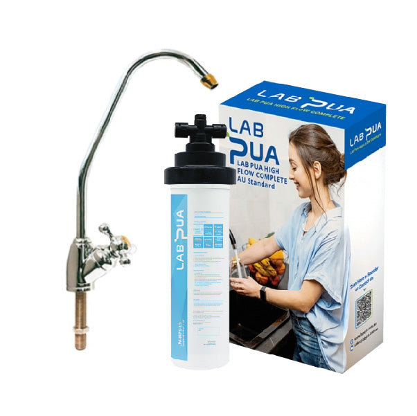 Lab Pua Residential Water Filter Kit With Faucet LPA-MP1-10 10"