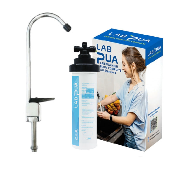 Lab Pua Residential Water Filter Kit With Faucet LPA-MP1-10 10"