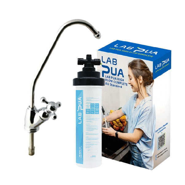 Lab Pua Residential Water Filter Kit With Faucet LPA-MP1-10 10"