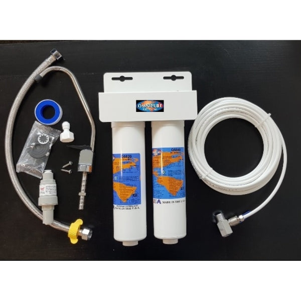 Omnipure Q Series Twin Undersink Complete System With Filters Q5540 Q5520