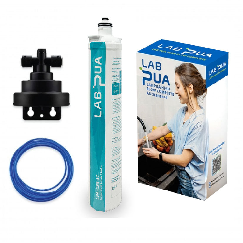 Lab Pua Residential Water Filter header+1/4"Hose Kit 17 Inch Series