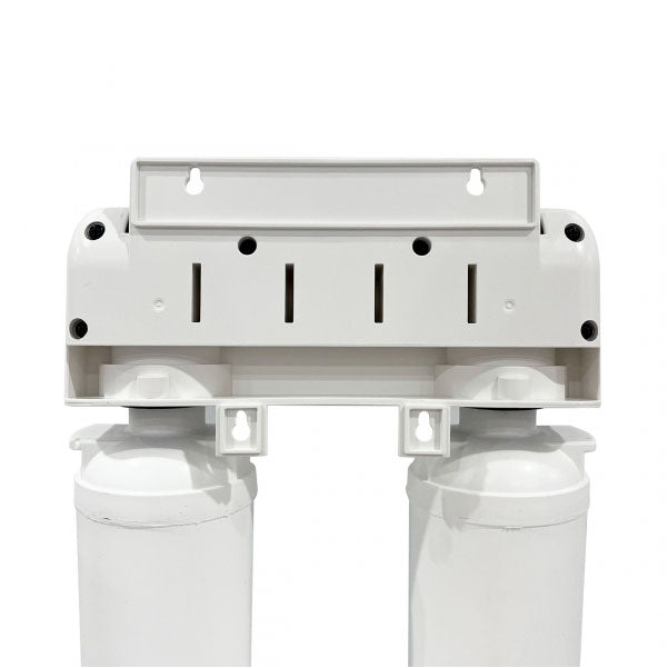 Lab Pua Twin Header Series 5um Carbon Block with 1um Scale Inhibitor 15"L