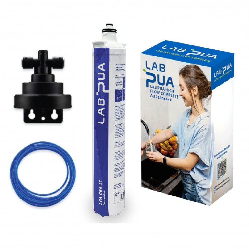 Lab Pua Residential Water Filter header+1/4"Hose Kit 17 Inch Series
