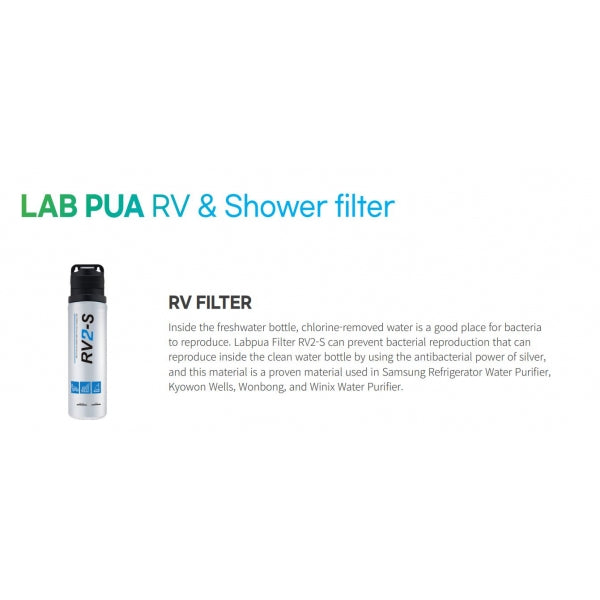 RV2-S CARAVAN FILTER 3/8" CONNECTION WITH FULL KIT Replace Everpure ADC