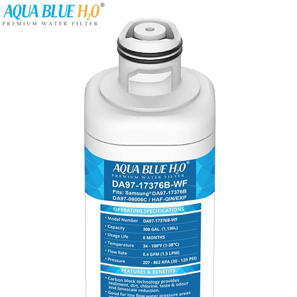 Samsung DA97-17376B,DA97-17376B-WF, DA97-08006C, HAF-QIN/EXP Compatible Replacement Water Filter
