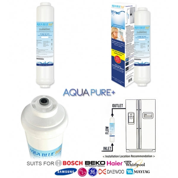 Samsung External Compatible Water Filter AQUA BLUE H2O DA2010CB-WF