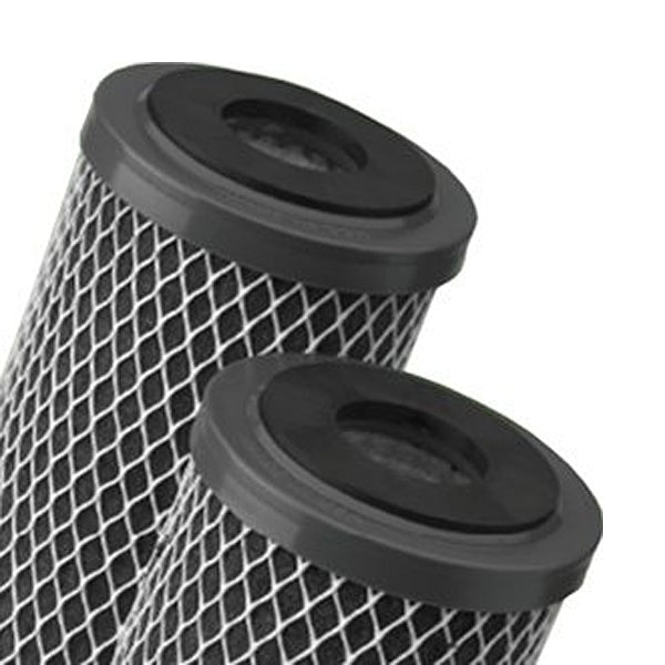 Silver Carbon Block Filter Cartridge Standard 2.5” x 10”, 5 Micron