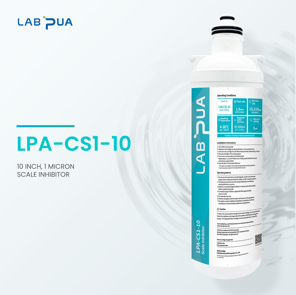 Lab Pua LPA CS1 10 (1um composite, UF membrane & Scale inhibitor, 10″L)