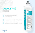 Lab Pua Water Filter Kit With Faucet LPA-CS1-10 1um SCALE INHIBITOR