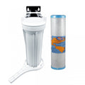 10 Big Blue Housing w/Press Relief Button 5 Micron Carbon Block Filter"