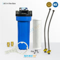 Single Water Filter System For Homes And Offices 10"X2.5" CTO Carbon Block Filter