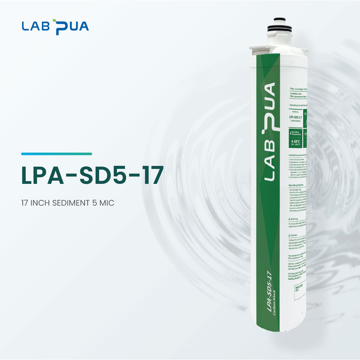 Lab Pua Triple Header Series Sediment With Full Carbon Block With Scale Inhibitor