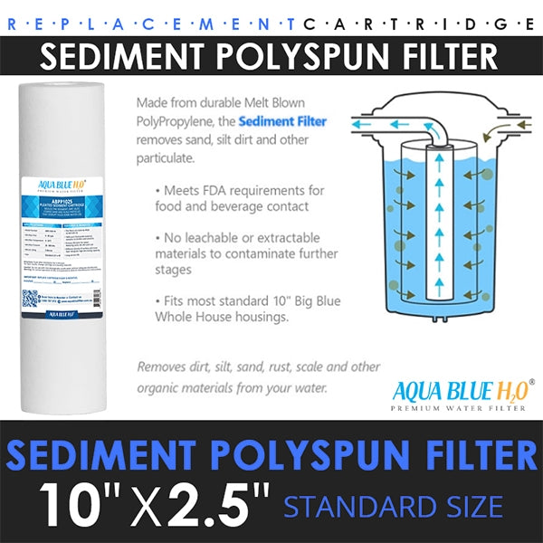 Twin Caravan & RV Water Filter System with Sediment & Carbon Filter