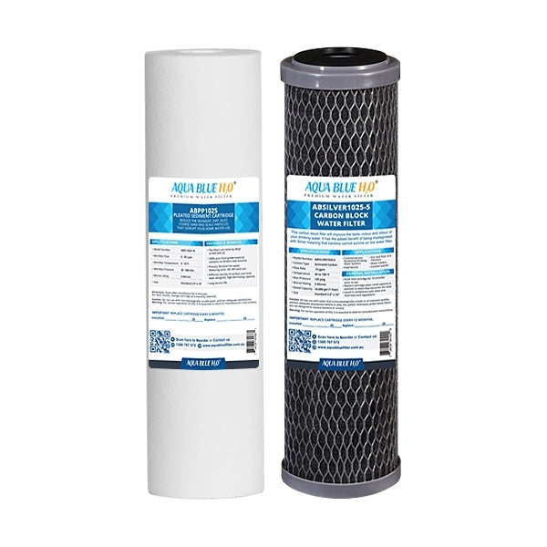 Under Sink Twin Water Filter System Ready To Installed- Nano Silver Filter