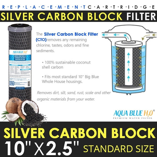 Under Sink Twin Water Filter System Ready To Installed- Nano Silver Filter