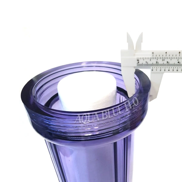 Whole House Water Filter System With Transparent Bottle Including Filter Standard Fitting