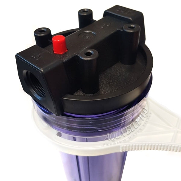 Whole House Water Filter System With Transparent Bottle Including Filter Standard Fitting