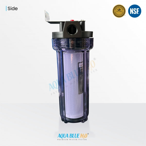 Whole House Water Filter System With Transparent Bottle Including Filter Standard Fitting