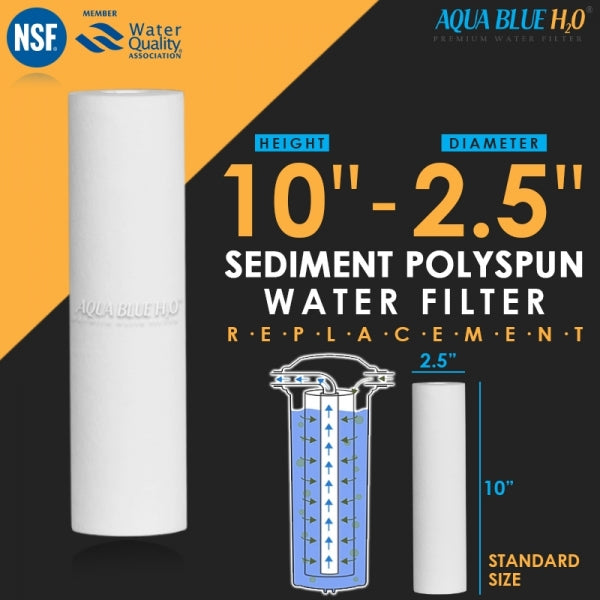 Whole House Water Filter System With Transparent Bottle Including Filter Standard Fitting