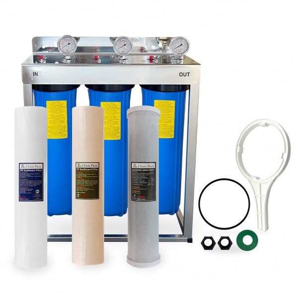 20 Whole house water filter system Bacteria removal suitable for Rainwater tank or main water