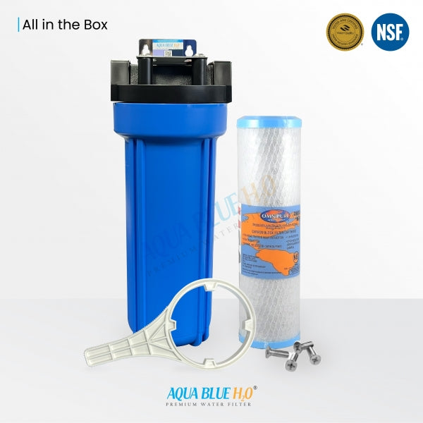 Omnipure Carbon Block OMB934 1 Mic Whole House Water System