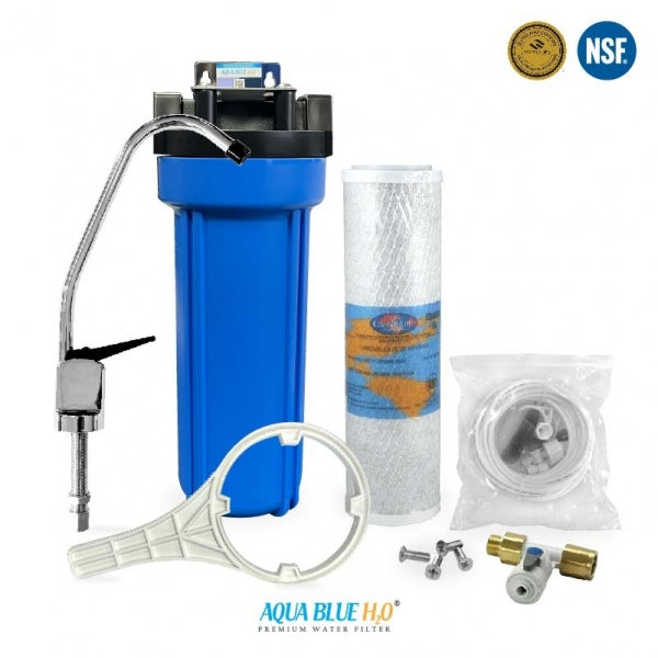 Whole House Water System With Omnipure OMB934 5 Mic, Reverse Osmosis Faucet, Connection Kit Set